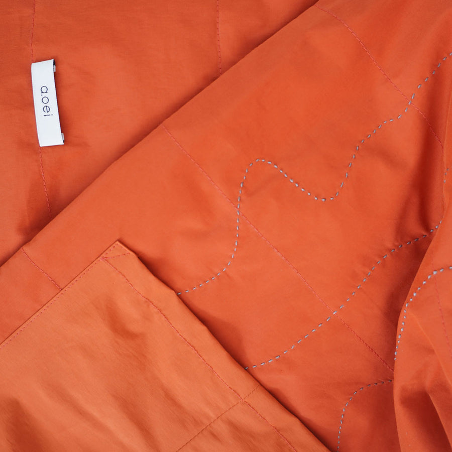 Water-repellent Scarf - Bright Rust (One-of-a-kind)