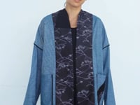 Kimono Jacket - Magnolia-Blue (One-of-a-kind)