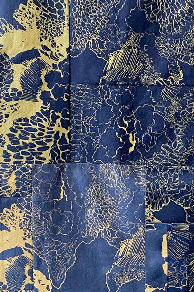 Patchwork Tapestry - Coral Print - 02
