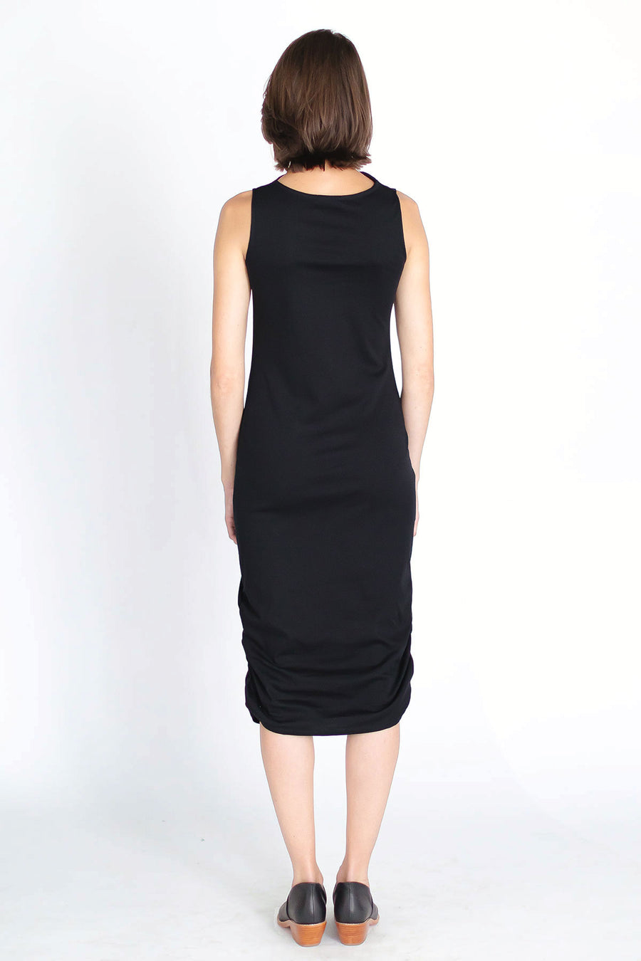 Sleeveless black dress