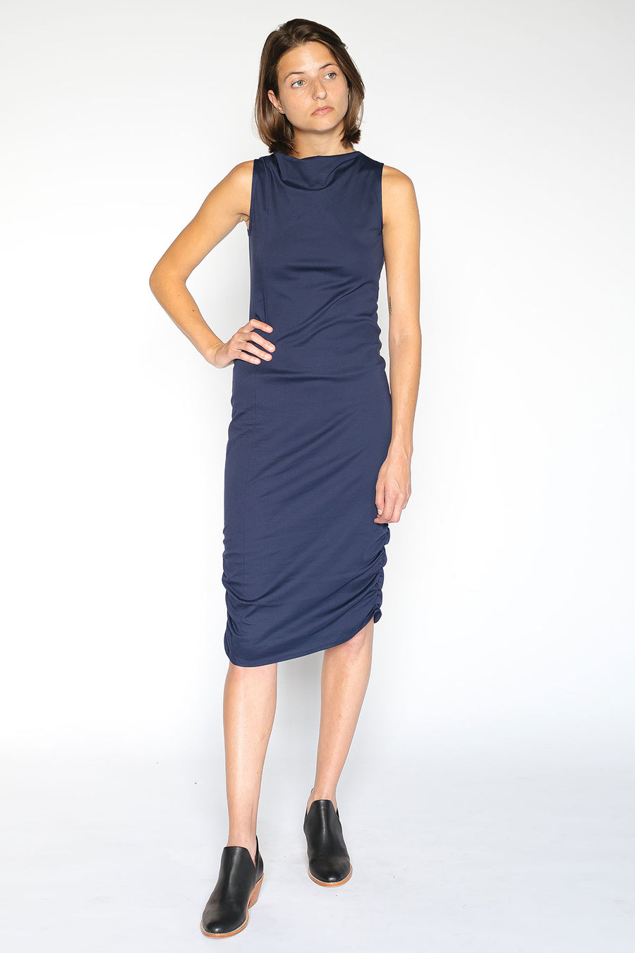 Contour Dress - Navy (US 4, 6) A.Oei Studio Contour Dress - Navy (US 4, 6) A.Oei Studio