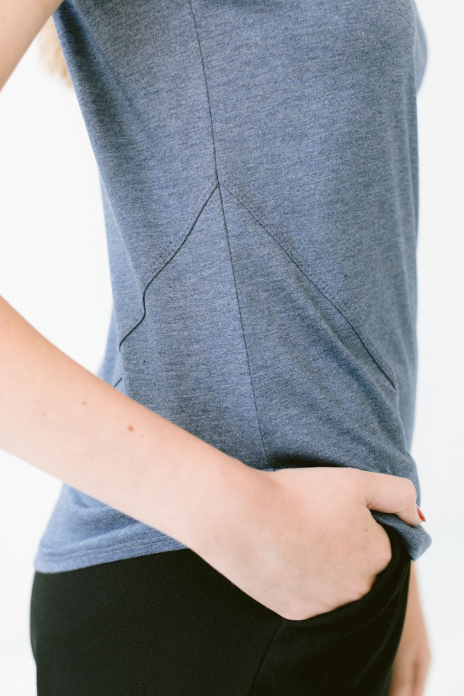 blue cotton lyocell jersey