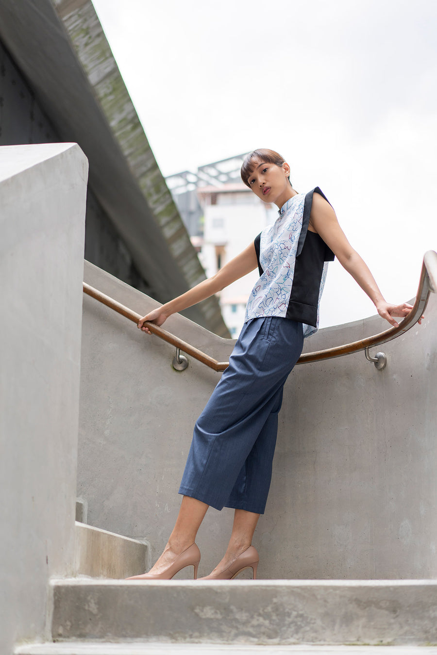 Tailored Culottes - Blue (US 4 & 6)